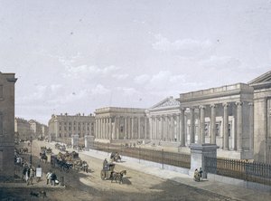 Museo Británico, Holborn, Londres, 1852 de William Simpson
