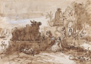 Hambruna en la India de William Simpson