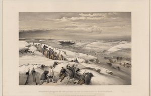 Sebastopol desde la batería de 26 cañones, 1855 de William Crimea Simpson