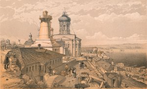 El Almirantazgo, Sebastopol, 1856 de William Crimea Simpson