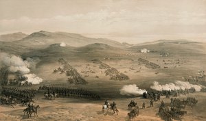 La carga de la Brigada Ligera en la Batalla de Balaclava, 25 de octubre de 1854, siglo XIX de William Crimea Simpson