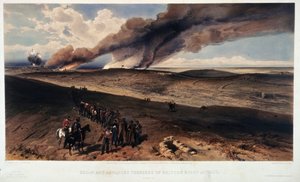 El Redan y las trincheras británicas de William Crimea Simpson