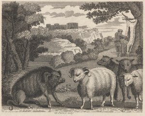 El jabalí y el carnero de William Skelton