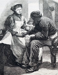 Una pareja de ancianos