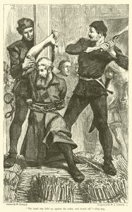 Su mano fue levantada contra la estaca y cortada de William Small
