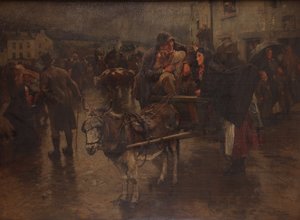 El Amor se Ríe de la Lluvia, 1891 de William Small