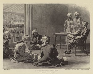 Nasrullah Khan en Casa de William Small