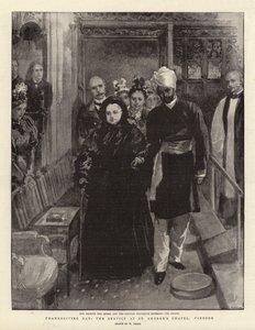 Día de Acción de Gracias, el Servicio en la Capilla de San Jorge, Windsor