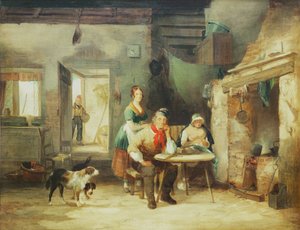 La cabaña del pescador de William Snr. Shayer