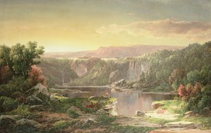 Lago de montaña cerca de Piedmont, Maryland de William Sonntag