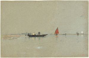 Una laguna veneciana de William Stanley Haseltine