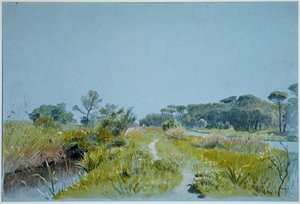 Castel Fusano - cerca de Roma de William Stanley Haseltine