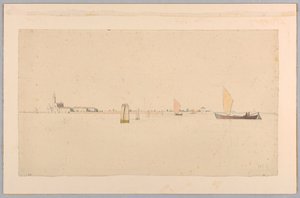 Estudio de laguna, Venecia, Italia de William Stanley Haseltine