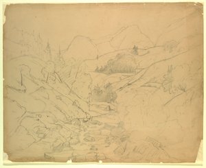 Estudio de paisaje de William Stanley Haseltine