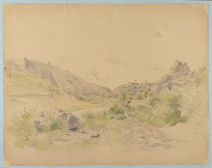 Estudio de paisaje de William Stanley Haseltine