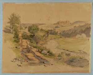 Estudio de paisaje de William Stanley Haseltine