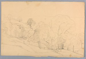 Estudio de paisaje de William Stanley Haseltine
