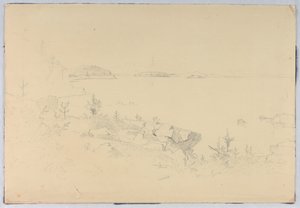Estudio de paisaje marino. Islas Porcupine, Bar Harbor, ME