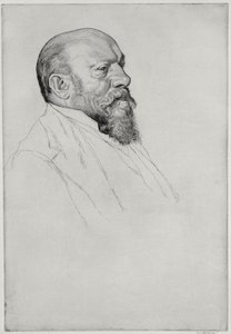 Retrato de Hans Richter (1843-1916), director húngaro de William Strang