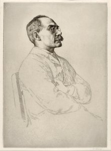 Rudyard Kipling (1865 - 1936), pub. 1898 de William Strang