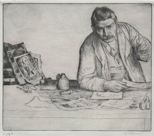 Autorretrato - "El grabador"