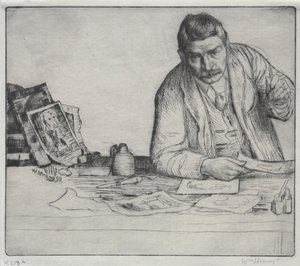 Autorretrato - El grabador, 1897