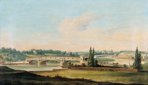 Vista de un puente sobre el río Schuylkill