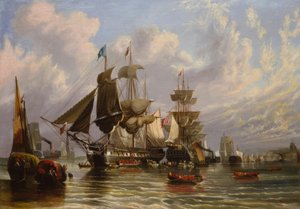 Guerra de Crimea, embarque de tropas inglesas, 1855