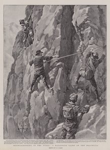 Montañismo en el Tirol, una escalada peligrosa en los Dolomitas de William T. Maud