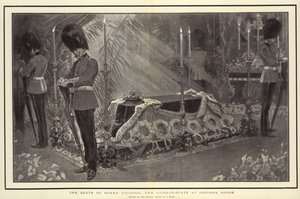 La muerte de la Reina Victoria, el velatorio en Osborne House