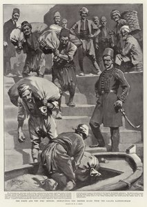 La Porte y las oficinas de correos, despachando el correo británico desde el muelle de Galata de William T. Maud