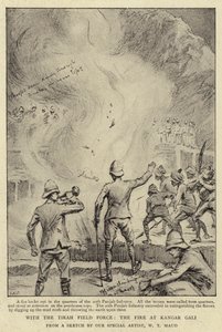 Con la Fuerza de Campo de Tirah, el incendio en Kangar Gali de William T. Maud
