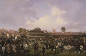 El Cardenal Puff de Lord Westminster, con Sam Darling arriba, ganando el Plato del Comerciante, Chester de William Tasker