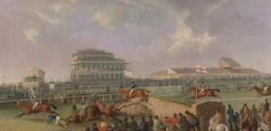La Liverpool and National Steeplechase en Aintree, 1843 de William Tasker