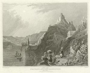 Braubach y el Marksburgh de William Tombleson