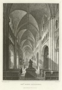 Interior de la Catedral de Bonn de William Tombleson