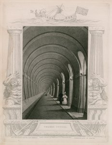 Túnel del Támesis de William Tombleson