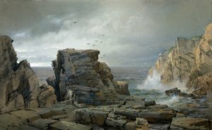Una Costa Rocosa de William Trost Richards