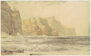 Castillo de Baldart, Kilkee, Condado de Clare, Irlanda de William Trost Richards