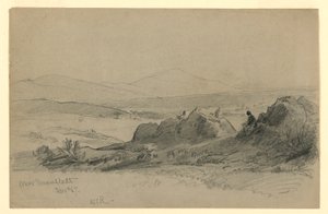 Paisaje, Darmstadt, Alemania de William Trost Richards