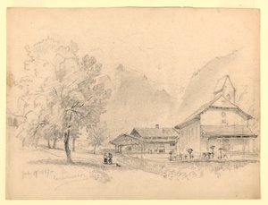 Paisaje, Grindelwald, Suiza de William Trost Richards