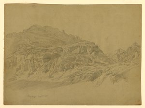 Paisaje, Meiringen, Suiza de William Trost Richards