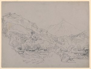 Paisaje, Meiringen, Suiza de William Trost Richards
