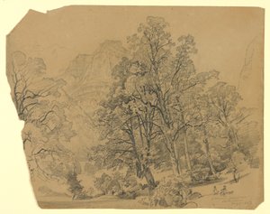 Paisaje, Silberhorn, Lauterbrunnen, Suiza de William Trost Richards