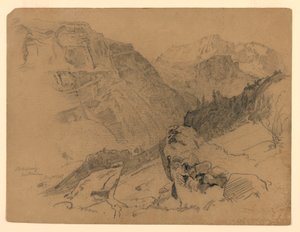 Paisaje, Steckelberg, Suiza de William Trost Richards
