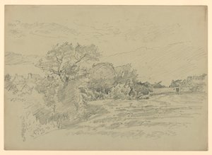 Estudio de paisaje de William Trost Richards