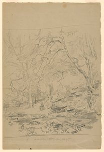 Estudio de Paisaje, Lawton Valley, RI de William Trost Richards