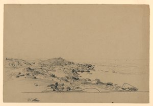 Estudio de la costa, Rhode Island de William Trost Richards