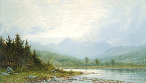 Atardecer en el Monte Chocorua, New Hampshire de William Trost Richards