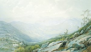 La Cordillera del Monte Washington, desde el Monte Kearsarge de William Trost Richards